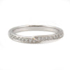 Simon G. 18K White Gold  Diamond Wedding Band Set With 0.16 Diamonds.