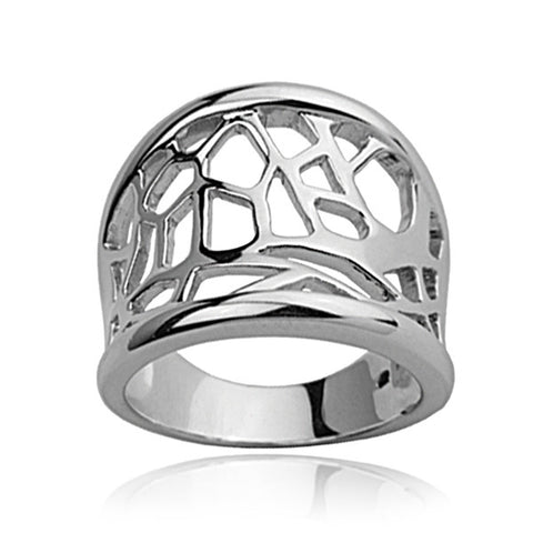 ELLE Sterling Silver Wild Butterflies Collection Ring